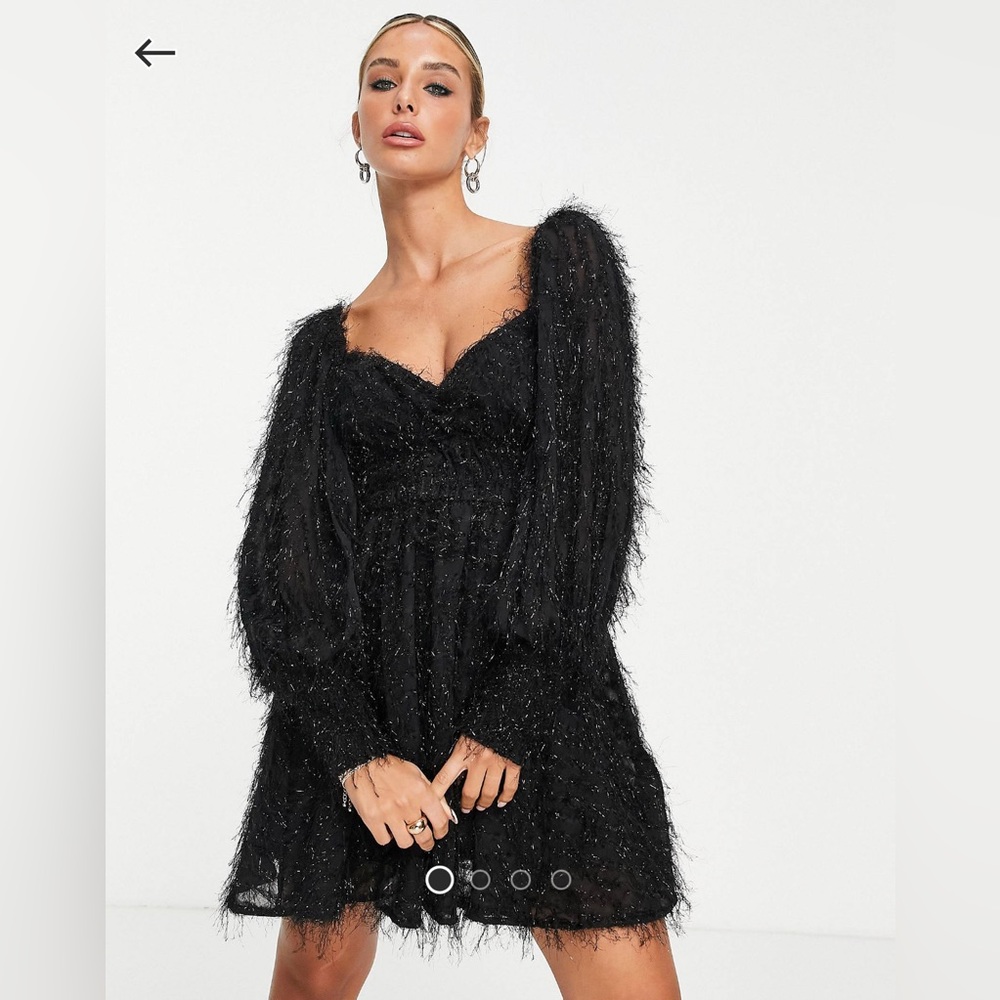 ASOS Design Black Mini Dress